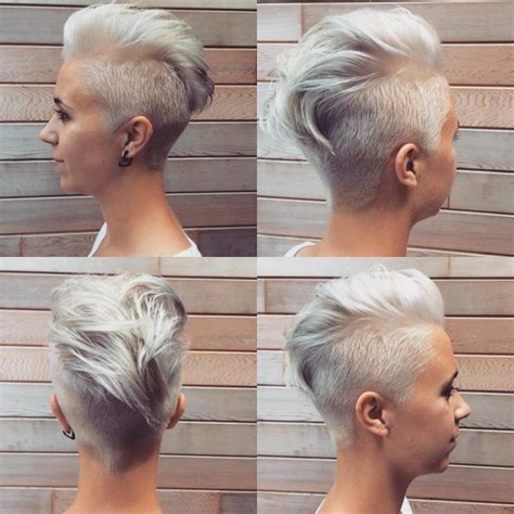 faux hawk women's haircut|faux hawk for older women.